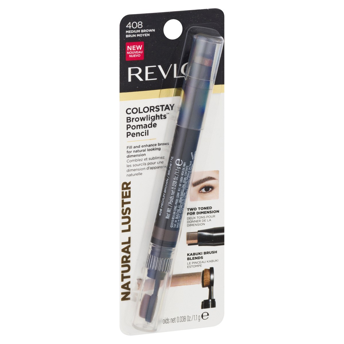 slide 2 of 9, Revlon ColorStay Browlights, 0.038 oz