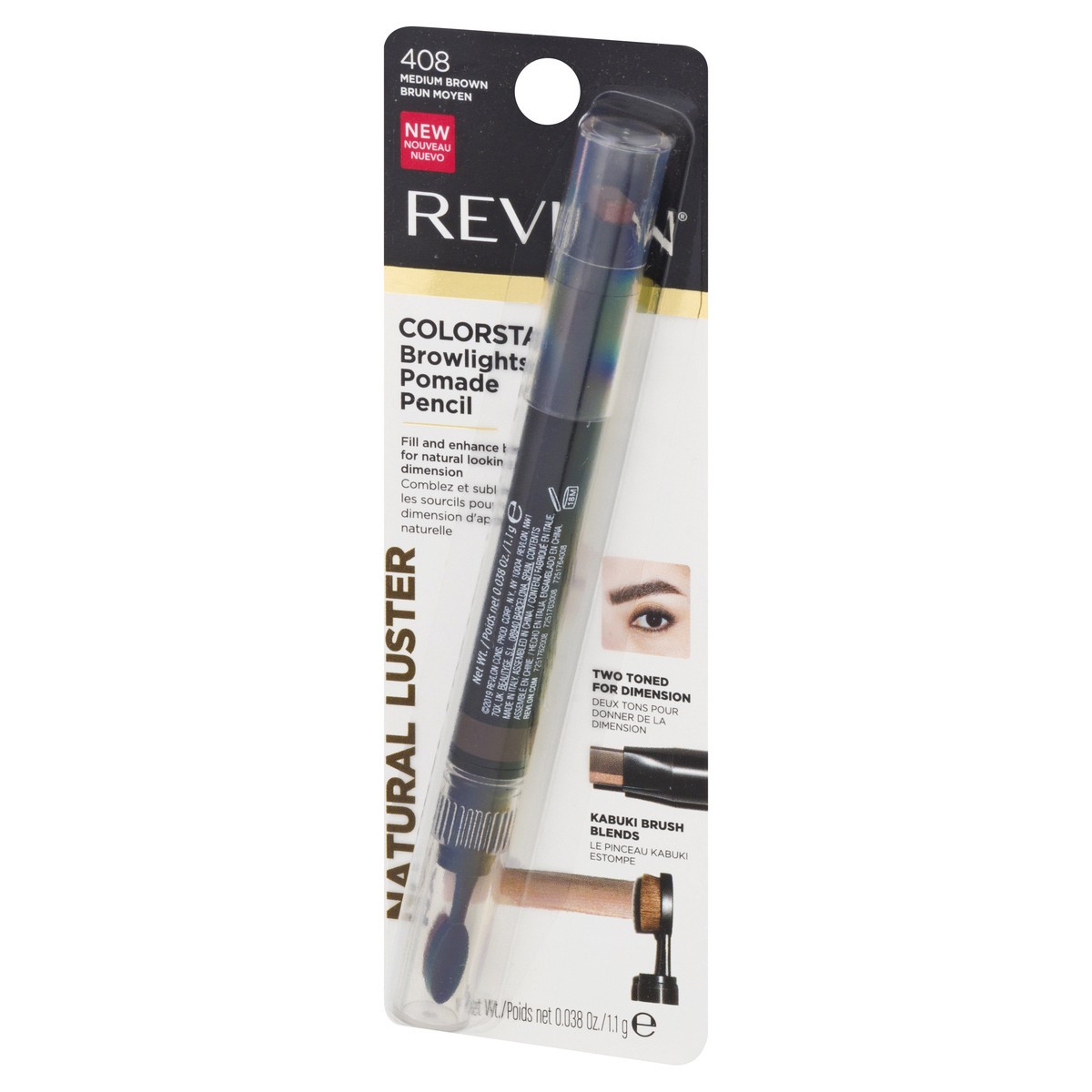 slide 3 of 9, Revlon ColorStay Browlights, 0.038 oz