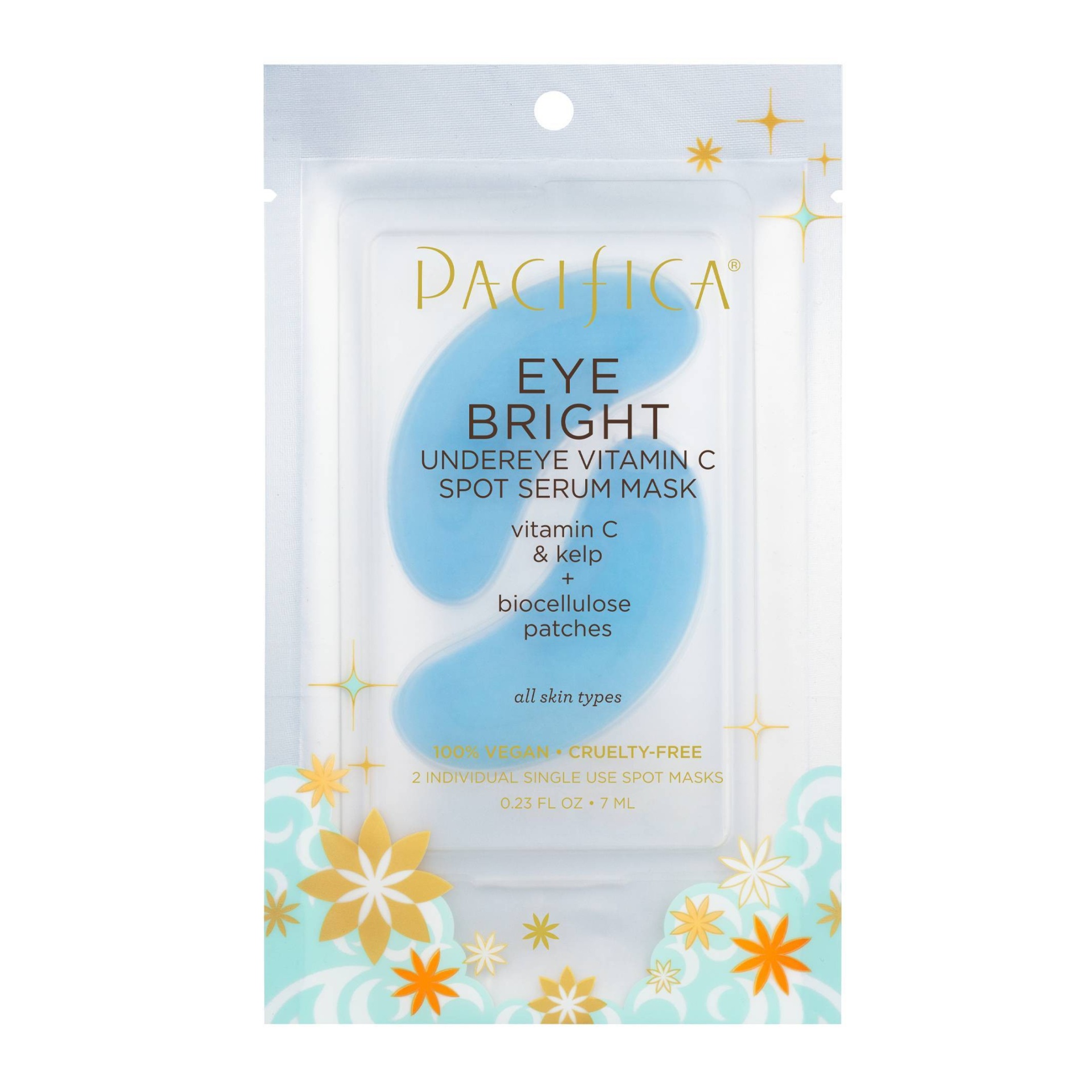 slide 1 of 1, Pacifica Eye Bright Undereye Vitamin C Spot Serum Mask, 0.23 oz