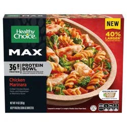Healthy Choice MAX Protein Bowl Chicken Marinara, Single Serve Frozen Meal, 14 oz.