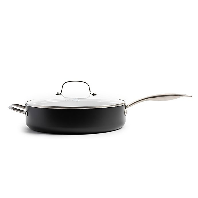 slide 1 of 7, GreenPan Canterbury Nonstick Hard-Anodized Aluminum Covered Saute Pan, 5 qt