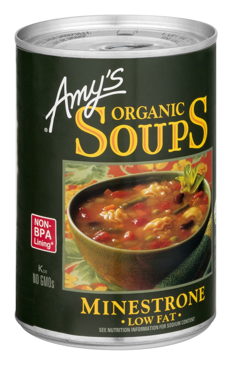 slide 2 of 8, Amy's Kitchen Minestrone Soup, 14.1 oz