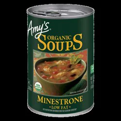 Amy's Organic Minestrone Soup, Low Fat, Vegan, 14.1 oz