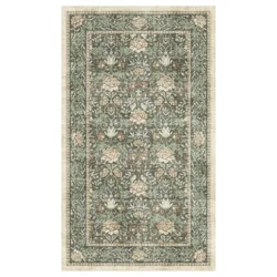 Gertmenian Crystal Print Bohdi Accent Rug, 20x34 In, Green