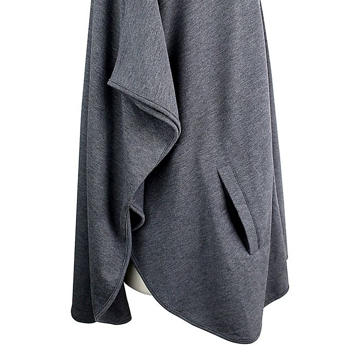 slide 2 of 7, Itzy Ritzy Athleisure Nursing Wrap - Grey, 1 ct