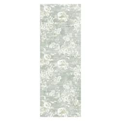 Gertmenian Crystal Print Jessica Runner - 26 in x 72 in, Sage