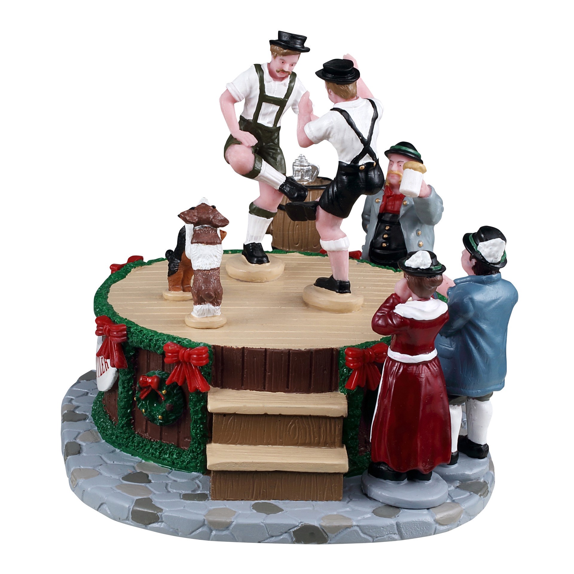 slide 4 of 4, Lemax Leapin' Lederhosen, 4.09 in x 5.31 in x 4.25 in