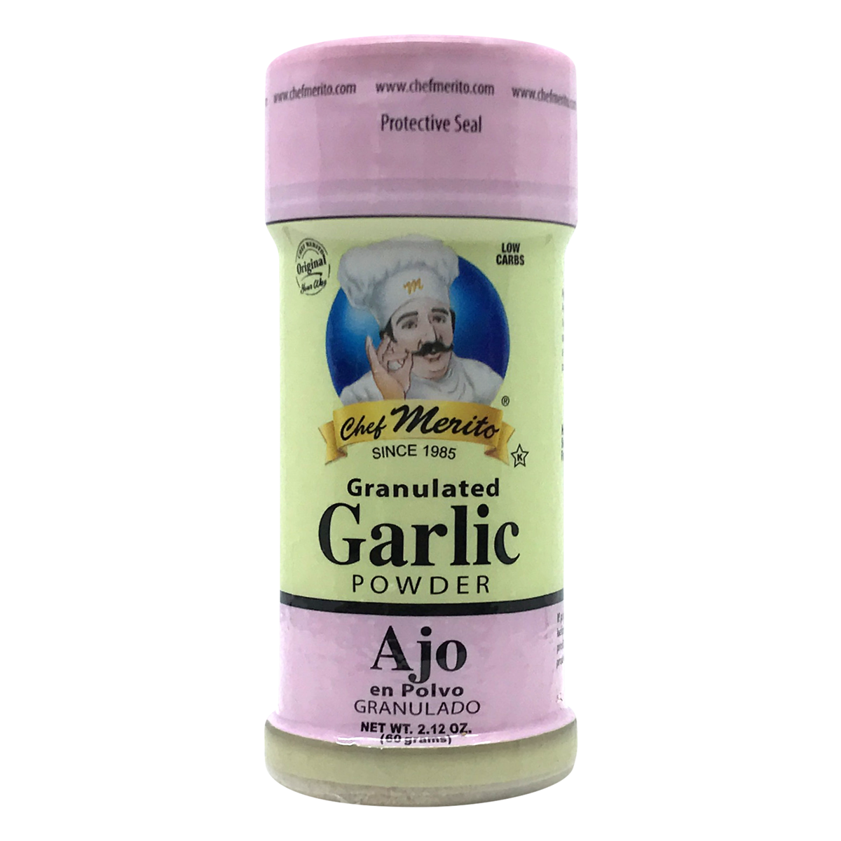 slide 1 of 1, Chef Merito Granulated Garlic Powder, 2.12 oz