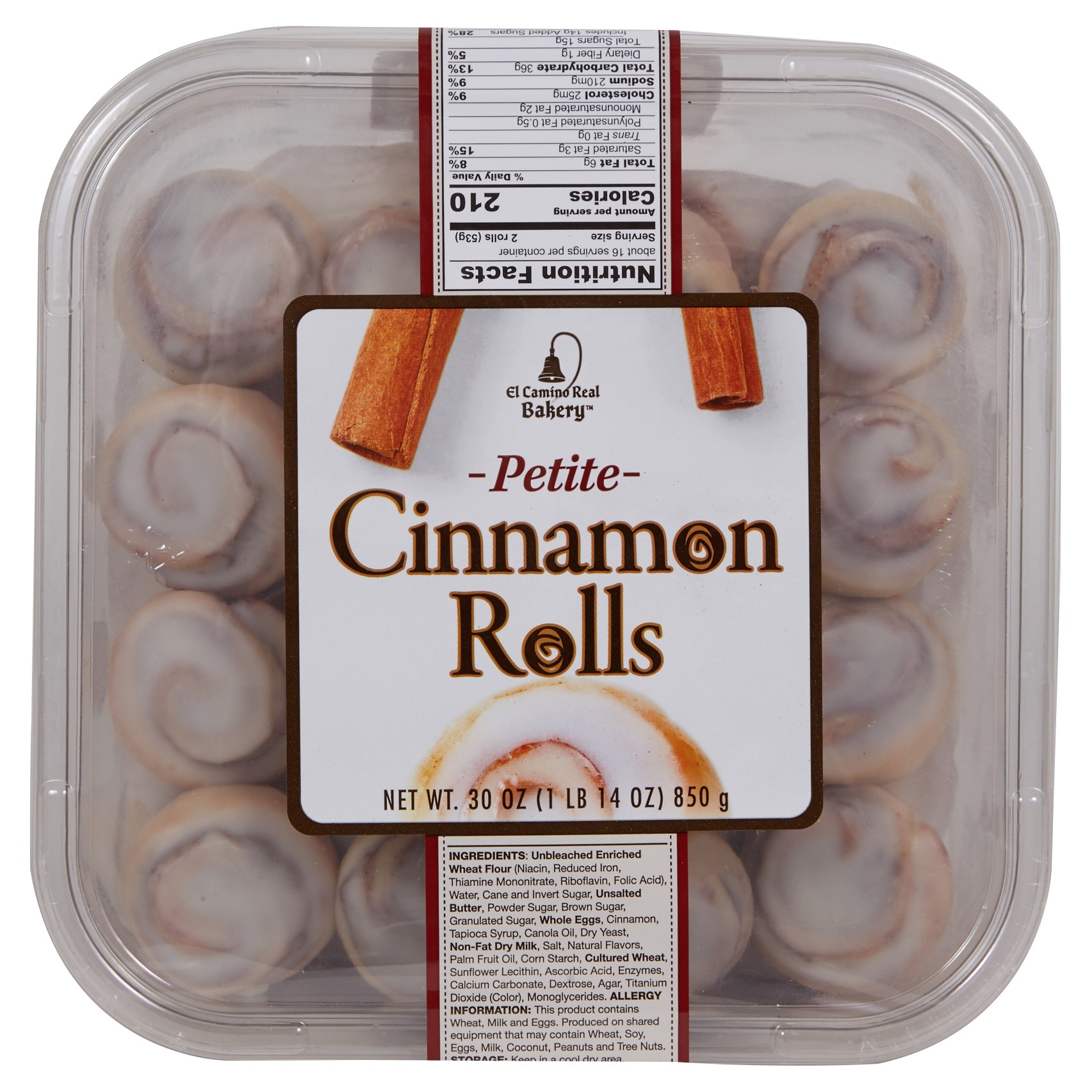 slide 1 of 2, Best Express Foods El Camino Real Bakery Mini Cinnamon Rolls, 31 oz