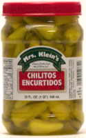 slide 1 of 1, Mrs. Klein's Chilitos Encurtidos Peppers, 32 oz