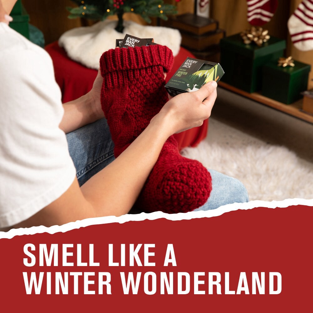 slide 6 of 6, Every Man Jack Polar Plunge Bar Soap, Wintry Pine, 5 oz