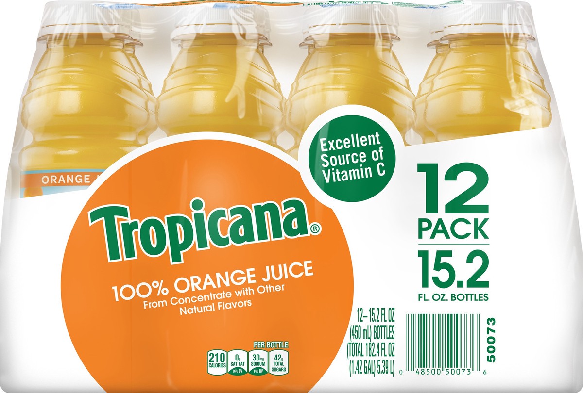 slide 6 of 7, Tropicana Orange Juice - 12 ct, 12 ct