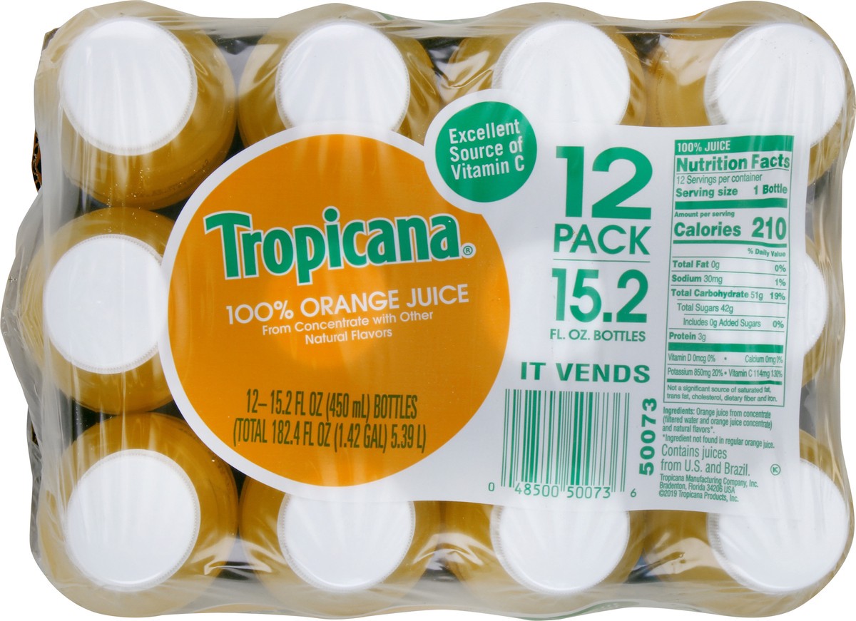 slide 5 of 7, Tropicana Orange Juice - 12 ct, 12 ct