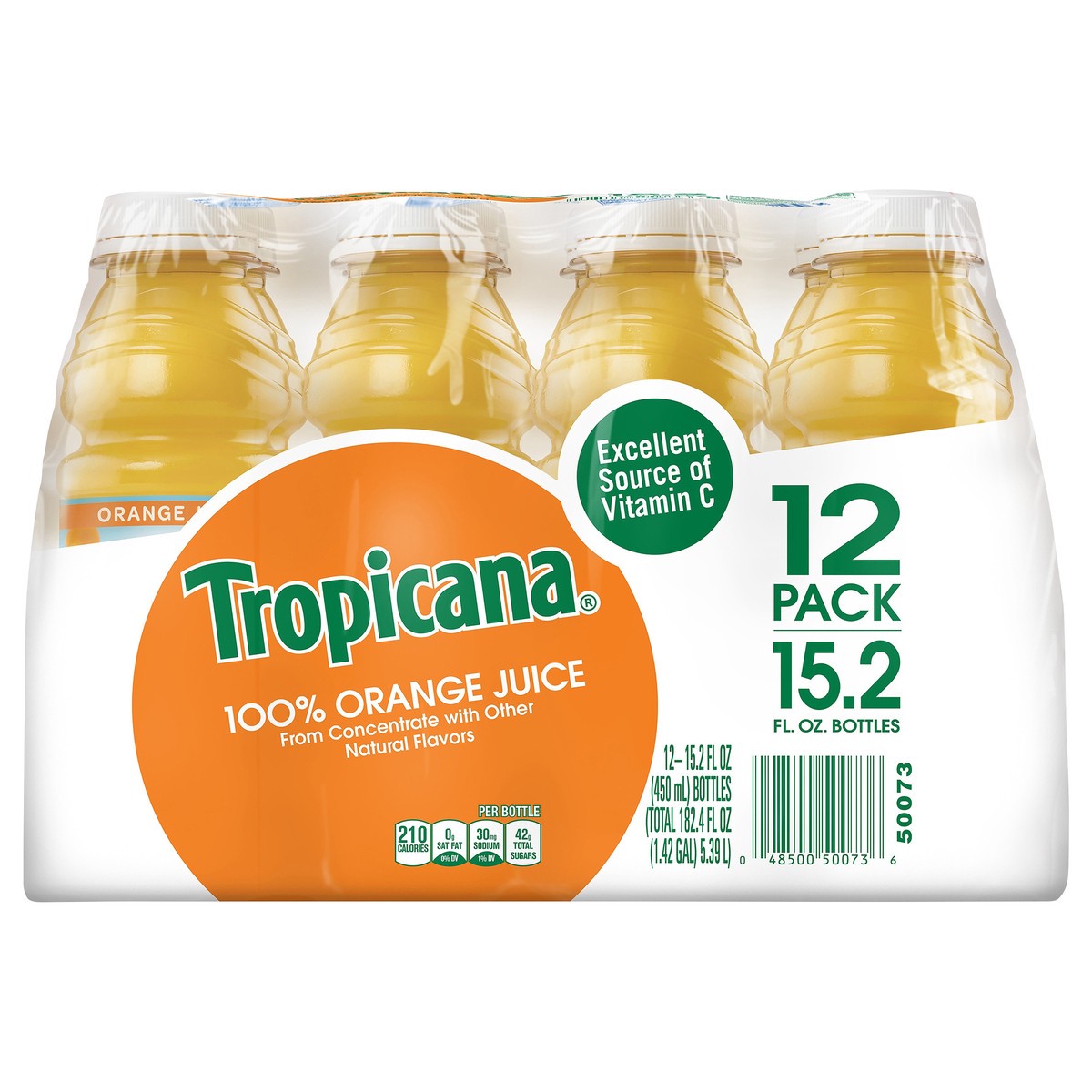 slide 1 of 7, Tropicana Orange Juice - 12 ct, 12 ct