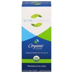 Eyeganics Organic Tears Lubricant Eye Drops 0.3 fl oz