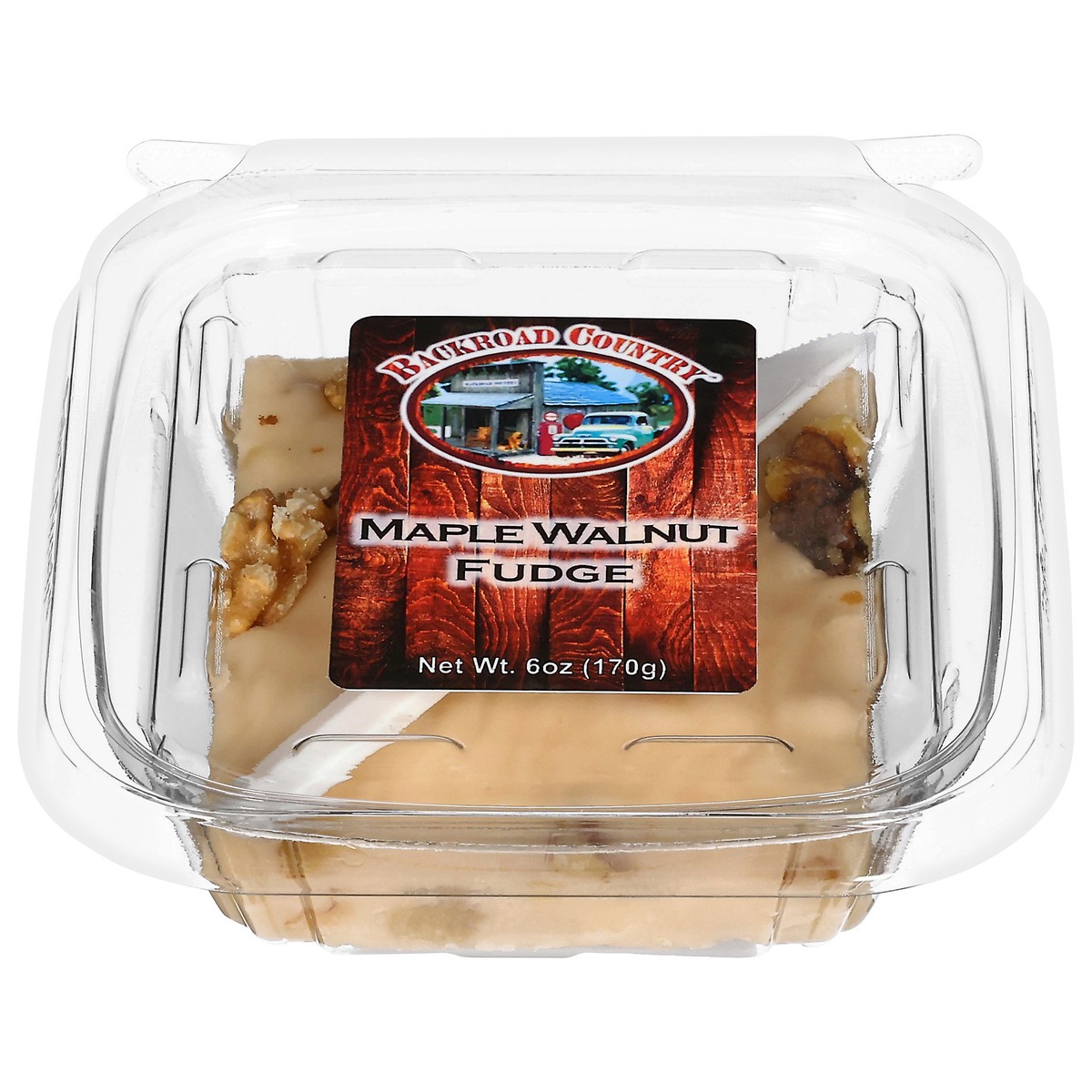 slide 3 of 4, Backroad Country Maple Walnut Fudge 6 oz, 6 oz