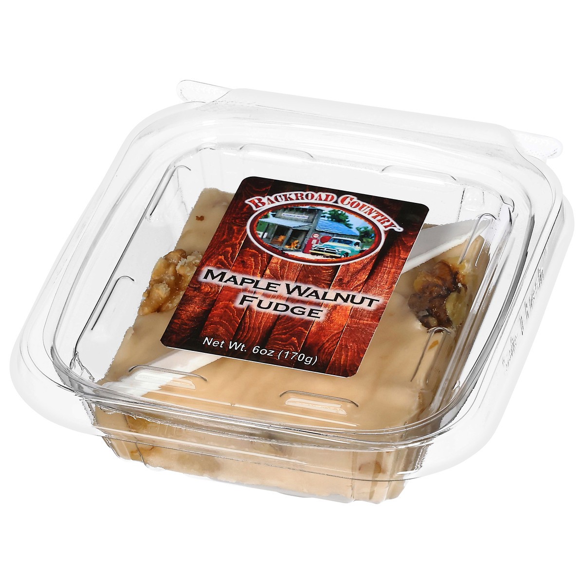 slide 4 of 4, Backroad Country Maple Walnut Fudge 6 oz, 6 oz