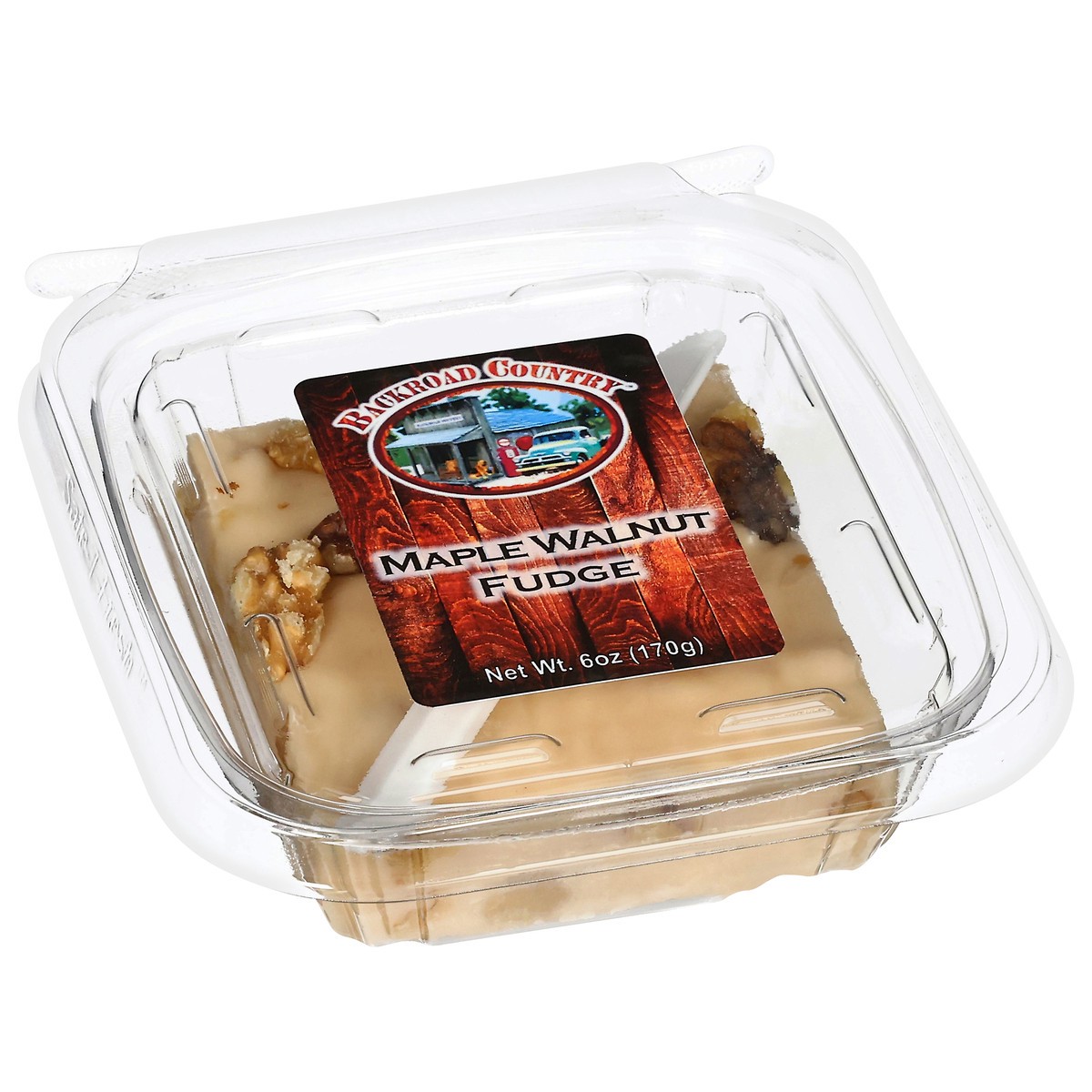 slide 2 of 4, Backroad Country Maple Walnut Fudge 6 oz, 6 oz