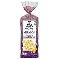 Quaker Rice Cakes, White Cheddar