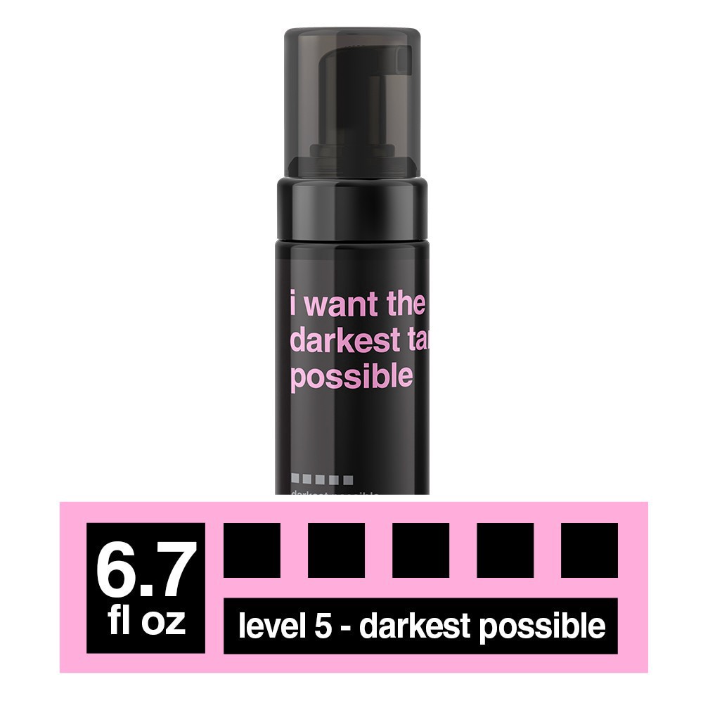 slide 4 of 4, b.tan® I Want the Darkest Tan Possible Self Tan Mousse, 6.7 fl oz
