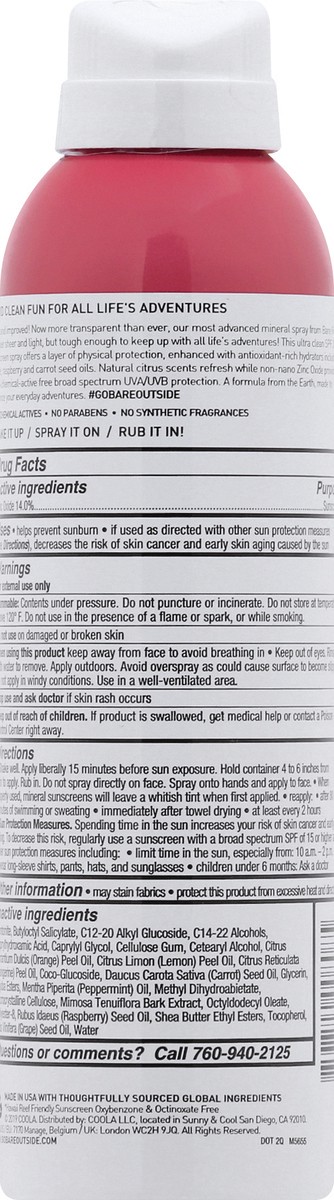 slide 6 of 11, Bare Republic Mineral Broad Spectrum SPF 30 Citrus Cooler Sunscreen Spray 6 oz, 6 oz