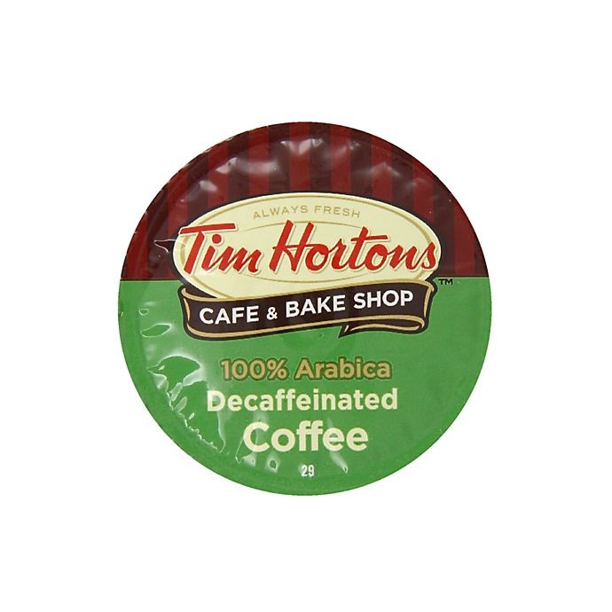 slide 1 of 3, Tim Hortons Decaffeinated Coffee Pods for Single Serve Coffee Makers, 18 ct