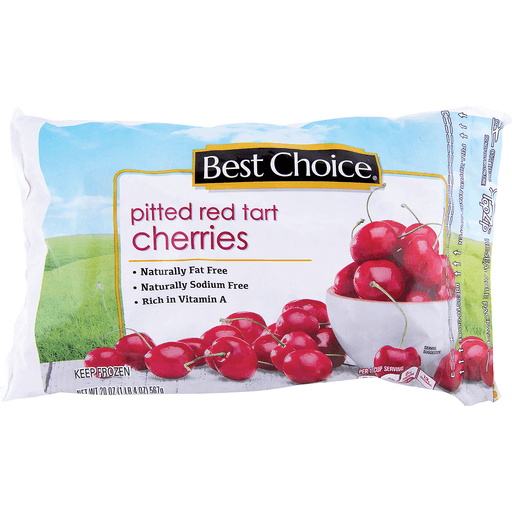 slide 1 of 1, Best Choice Frozen Pitted Red Tart Cherries, 20 oz