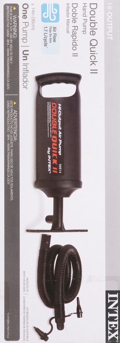 slide 7 of 12, Intex High Output Hand Pump14in, 1 ct