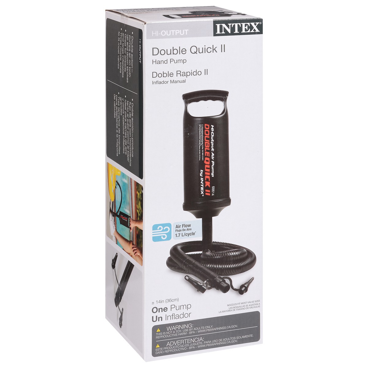 slide 5 of 12, Intex High Output Hand Pump14in, 1 ct