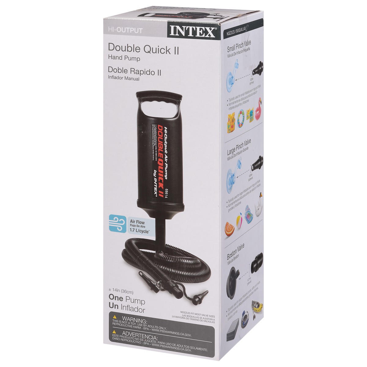 slide 4 of 12, Intex High Output Hand Pump14in, 1 ct