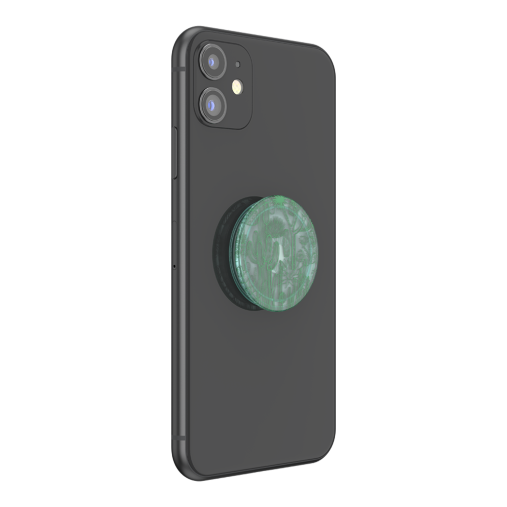 slide 2 of 4, Popsockets Popgrip Plant - Translucent Cacti, 1 ct