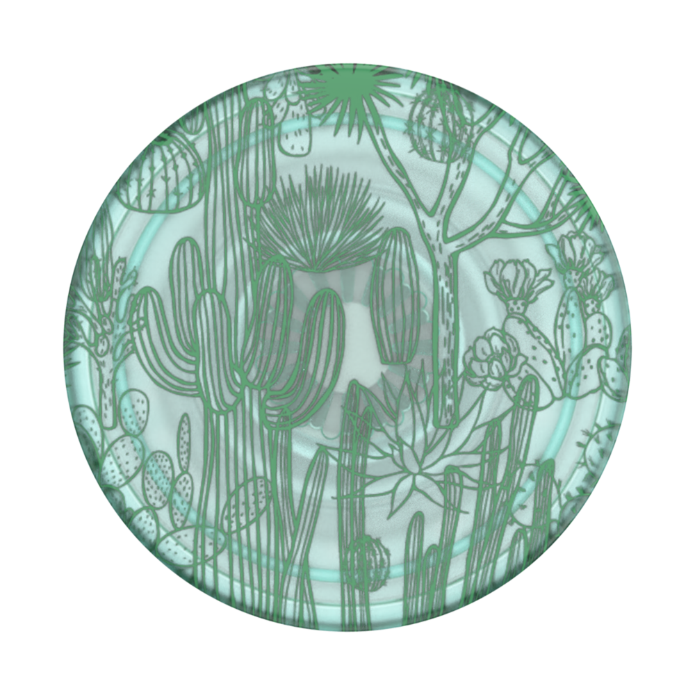 slide 4 of 4, Popsockets Popgrip Plant - Translucent Cacti, 1 ct