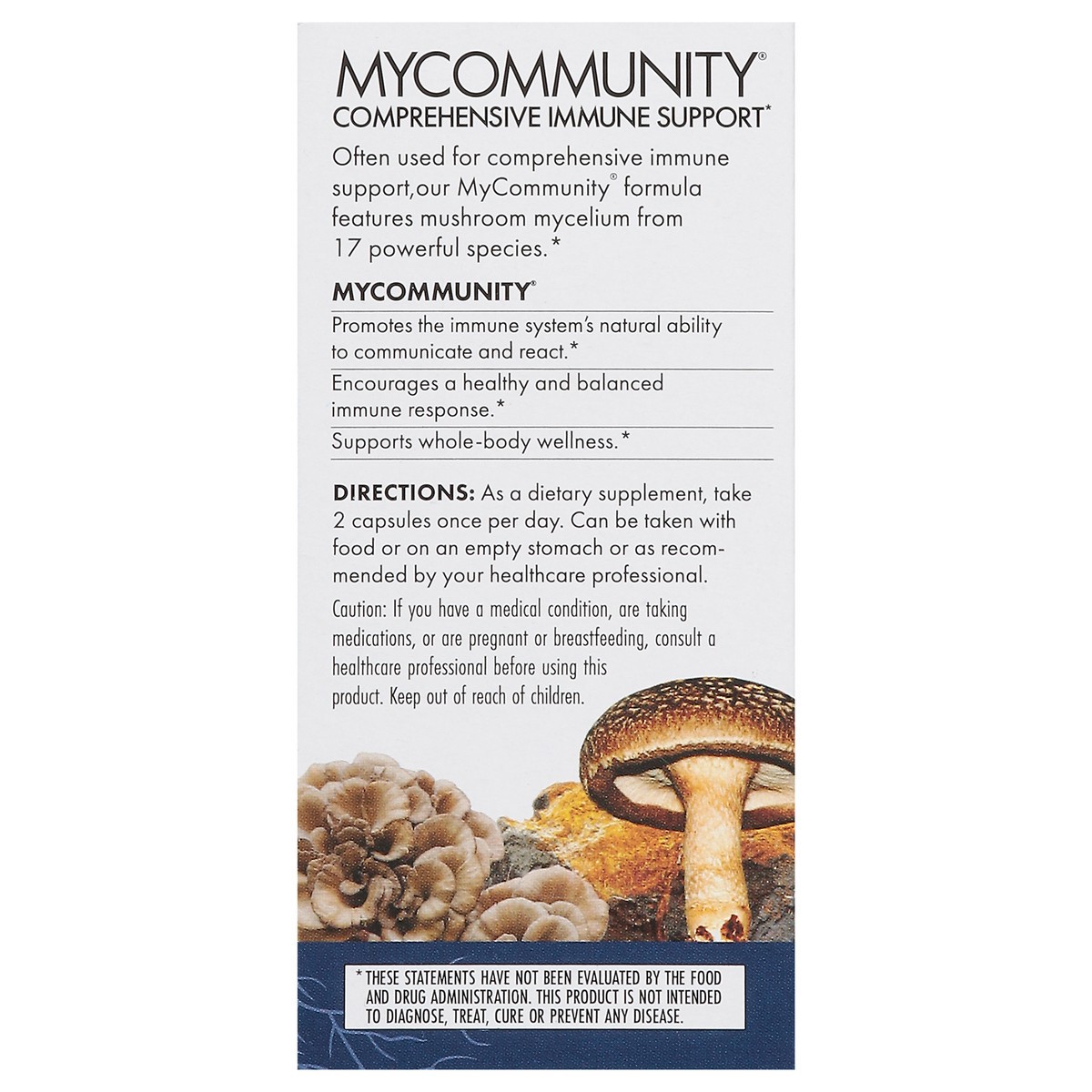 slide 8 of 14, Host Defense Mycommunity Mushrooms 60 Capsules, 60 ct