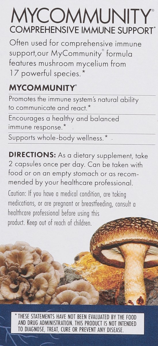 slide 5 of 14, Host Defense Mycommunity Mushrooms 60 Capsules, 60 ct