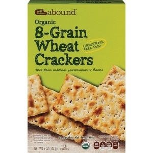 slide 1 of 1, CVS Gold Emblem Abound Organic 8-Grain Wheat Crackers, 5 oz
