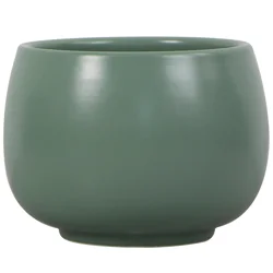 8 in Sphere Planter Green