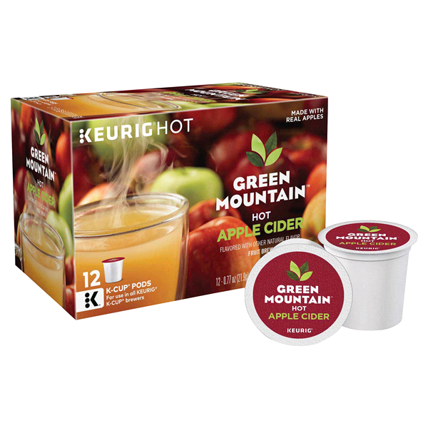 slide 1 of 4, Green Mountain Coffee Green Mountain Naturals Hot Apple Cider, Keurig Single-Serve K-Cup Pods - 12 ct, 12 ct