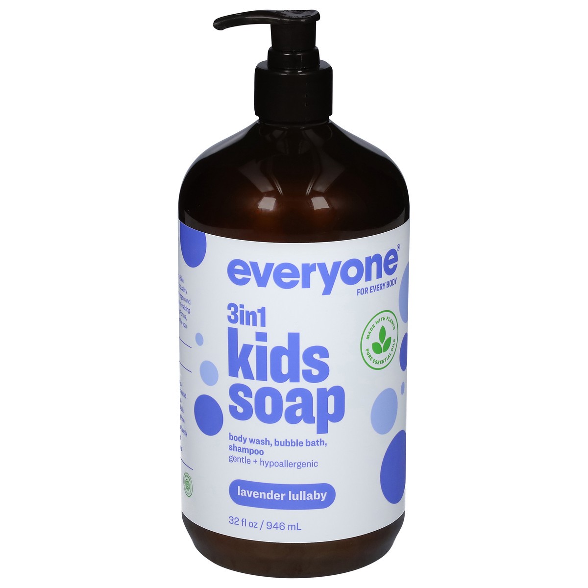 slide 5 of 9, Everyone 3 in 1 Lavender Lullaby Kids Soap 32 fl oz, 32 fl oz