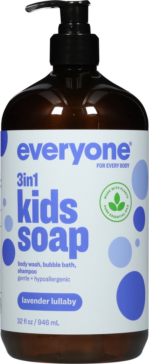 slide 2 of 9, Everyone 3 in 1 Lavender Lullaby Kids Soap 32 fl oz, 32 fl oz