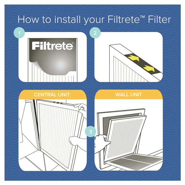 slide 4 of 29, 3M Air Cleaning Filter 1 ea, 1 ct