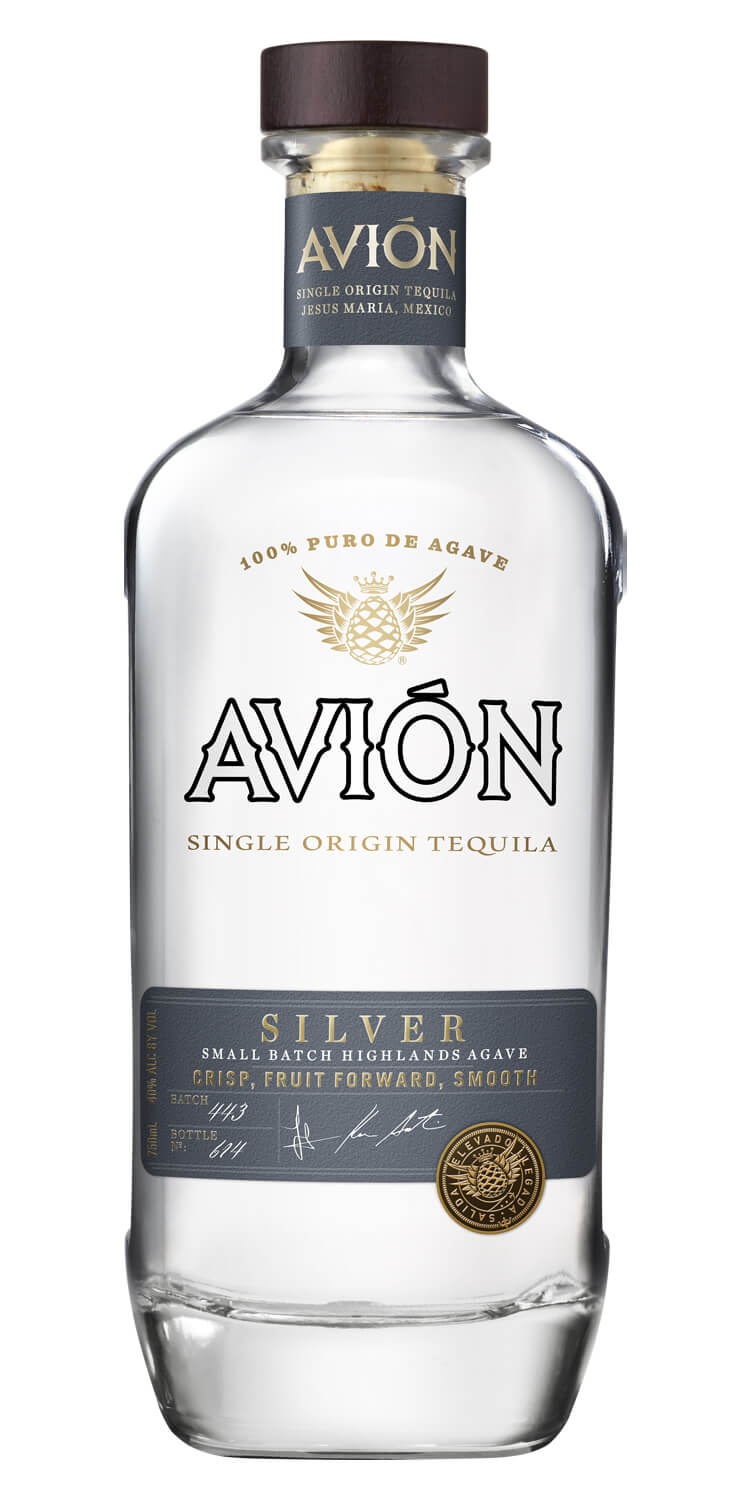 slide 1 of 1, Avion Silver Tequila, 750 ml