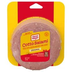 Oscar Mayer Cotto Salami Made with Chicken And Beef, Pork Added Sliced Lunch Meat, 12 oz. Pack