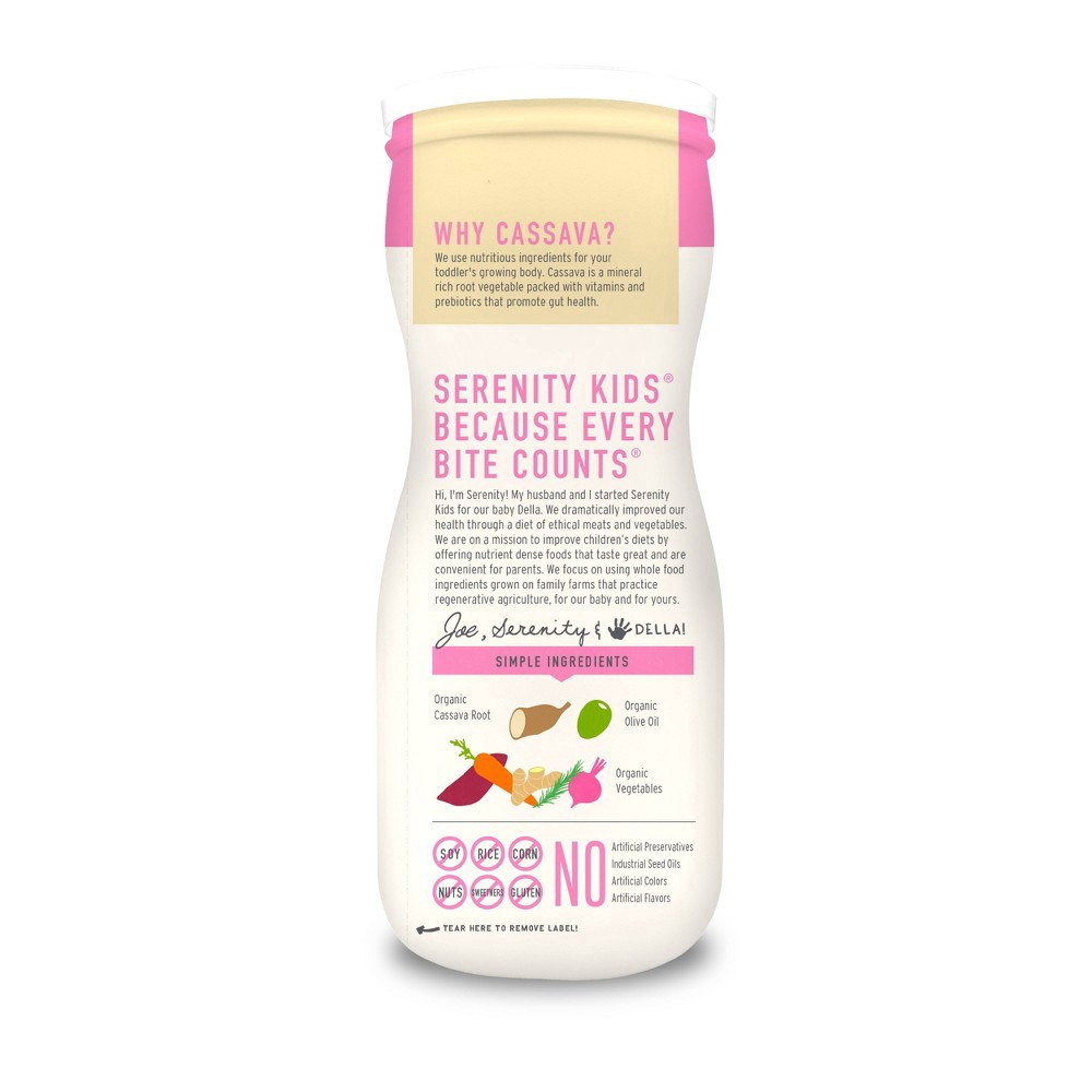 slide 11 of 13, Serenity Kids Grain Free Carrot & Beet Puffs, 1.5 oz, 1.5 oz