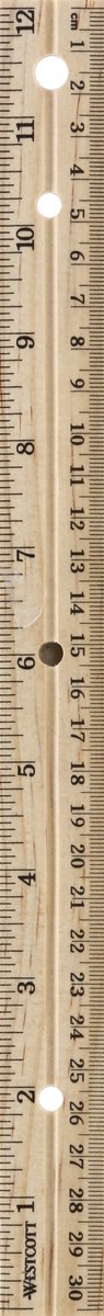 slide 2 of 4, Westcott Wood Ruler, 1 ct