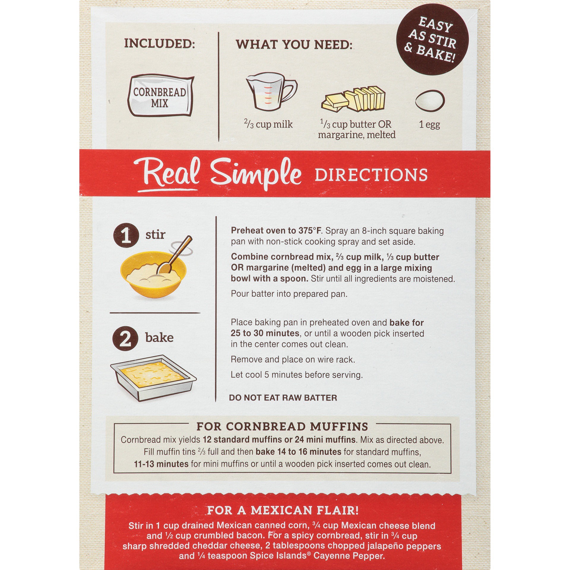 slide 3 of 8, Fleischmann's Simply Homemade Cornbread Mix, 15 oz