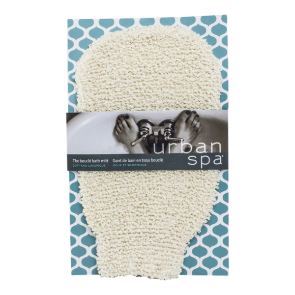 slide 1 of 1, Urban Spa Boucl Bath Mitt, 1 ct