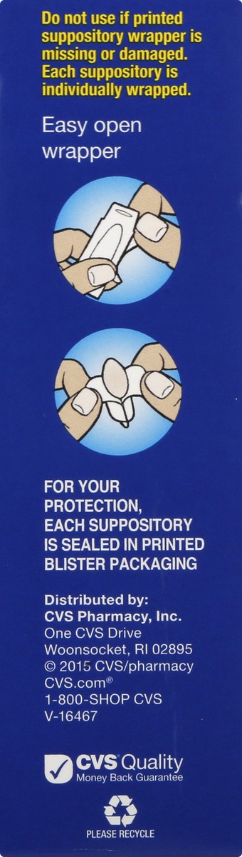 slide 2 of 9, CVS Health Hemorrhoidal Suppositories, Relief From Burning, Itching And Discomfort Of Hemorrhoids, 24 Ct, 24 ct