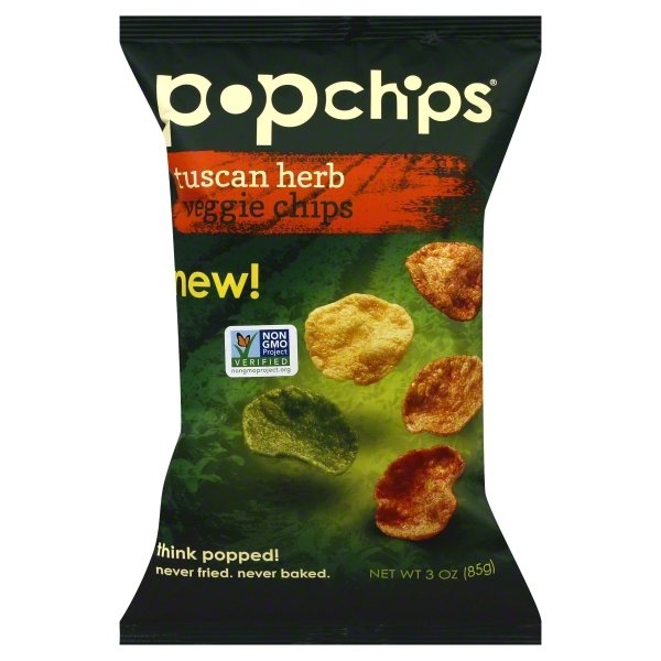 slide 1 of 1, popchips Veggie Chips Tuscan Herb, 3 oz