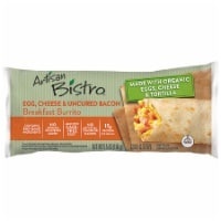 slide 1 of 8, Artisan Bistro Egg Cheese & Uncured Bacon Breakfast Burrito, 5.5 oz