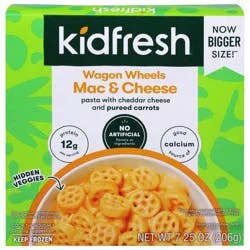 KidFresh Wagon Wheels Mac & Cheese 7.25 oz
